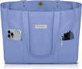HOMESPON Large Canvas Tote Bag for Women Everything Bag with Pockets and Laptop Sleeve