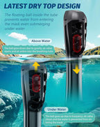 Full Face Snorkel Mask- Snorkeling Gear for Adults with Safe Dry Top Breathing System, Latest Foldable Panoramic View Snorkeling Mask for Men and Women, Anti Fog Anti Leak