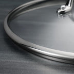 Tramontina Tri-Ply Clad Stainless Steel 4-Quart Sauce Pan with Glass Lid, Induction-Ready, Dishwasher-Safe, NSF-Certified, Made in Brazil