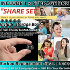 Memory Foam Earbud Tips，Replacement Earbud Tips Ear Bud Replacement Tip Memory Foam Ear Tips IEM Ear Tips Earbud Replacement Tips for 4.0mm Connect Hole Most in-Ear Headphones (L Total 5 Pairs)