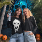 24 oz Insulated Water Bottle for Halloween: Meoky Stainless Steel Water Bottle with 2-in-1 Lid - Leak Proof, Cold for 24 Hours, Protective Silicone Base, Halloween Gifts for Adults, Spooky Fun