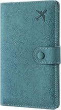 RFID Blocking Passport Wallet Cover Case Travel Document Organizer for Women and Men,Travel Wallet for Credit Card