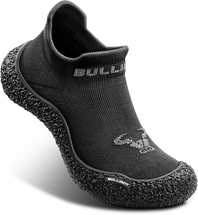 BULLIANT Men Slipper Socks,Grip Socks Hiking Water Shoes Barefoot Shoes for Outdoor Walking Exercises