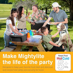 Metro Mightylite ML180XL Top Load Insulated Food Carrier - Professional-Grade Multipurpose Pan Carrier, Insulated Cooler and Food Warmer with Extra Capacity Lid - 45 qt or 5 Pan Capacity