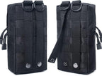 Tacticool 2 Pack Molle Pouches - Tactical Compact Water-Resistant EDC Pouch