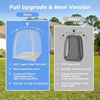 All Weather Proof Pod Sports Pod,540°View Weather Tent,1-4 Person Instant Tent with Sealed Floor,Outdoor Screen House with Carrying Bag,Screen Room for Sport Event,Camping,Fishing