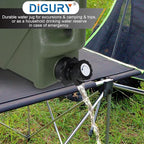 5 Gallon Water Jug, Camping Water Container BPA Free Water Storage with Spigot No Leakage Portable Emergency Water Tank for Outdoor Hiking Camping Picnic Supplies