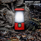 ENERGIZER LED Camping Lantern 360 PRO, IPX4 Water Resistant Tent Light, Ultra Bright Battery Powered Lanterns for Camping, Outdoors, Emergency Power Outage