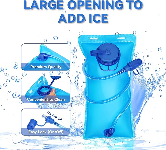 XBT Hydration Pack with 2L Water Bladder – Lightweight Running Vest for Men & Women – Adjustable, Breathable, Reflective Hydration Backpack for Hiking, Cycling, Trail Running,Marathon