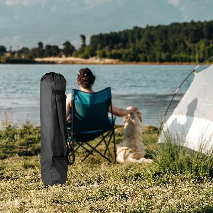 Xxerciz Folding Chair Replacement Bag with Adjustable Shoulder Strap for Coleman, Coastrail, Kijaro, GCI Camping Chair, Gray