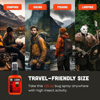 Ben's Tick & Insect Repellent - Travel Size Bug Spray with 30% DEET for Mosquitoes, Ticks & More - Up to 7 Hours of Protection - Fragrance-Free - 1.25 Fl Oz (4 Pack)