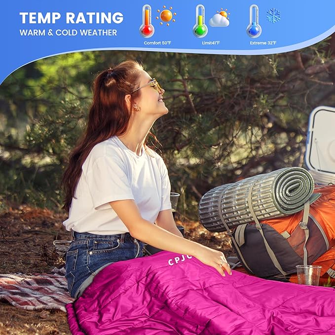 0 Degree Sleeping Bag for Cold Weather,100% Cotton Flannel XXL for Adults Big and Tall Cold Weather Winter Zero Degree Camping,Free Compression Sack