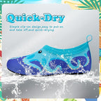 Deevike Kids Water Shoes Boys Grils Barefoot Quick Dry Aqua Socks Beach Shoes for Toddler Sports Swim Surf Outdoor Walking
