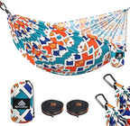 NATUREFUN Ultra-Light Travel Camping Hammock | 300kg Load Capacity,Breathable,Quick-Drying | 2 x Premium Carabiners,2 x Nylon Slings Included | Outdoor Indoor Garden