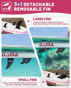 DAMA 11'*34"*6" Inflatable Paddle Board, Paddle Boards for Adults,Sup,Lightweight and Durable, Easy to Inflate, Versatile in Style, Fully Functional, Equipped w/High Grade Accessories.