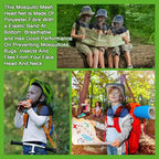 HESTYA 4 Pack Mosquito Bug Net Mesh for Head Mosquito Head Net Face Neck Fly Netting Hood from Insect Bugs Gnats for Outdoor