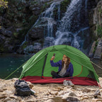 KAZOO Waterproof Backpacking Tent Ultralight 1/2 Person Lightweight Camping Tents 1/2 People Hiking Tents Aluminum Frame Double Layer