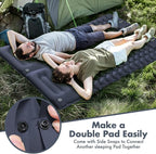 Sleeping Pad for Camping - 4” Thick Inflatable Camping Mat with Built-in Pump & Pillow, Ultralight Self Inflating Camping pad, Backpacking Sleeping Mat for Hiking, Tent, Traveling