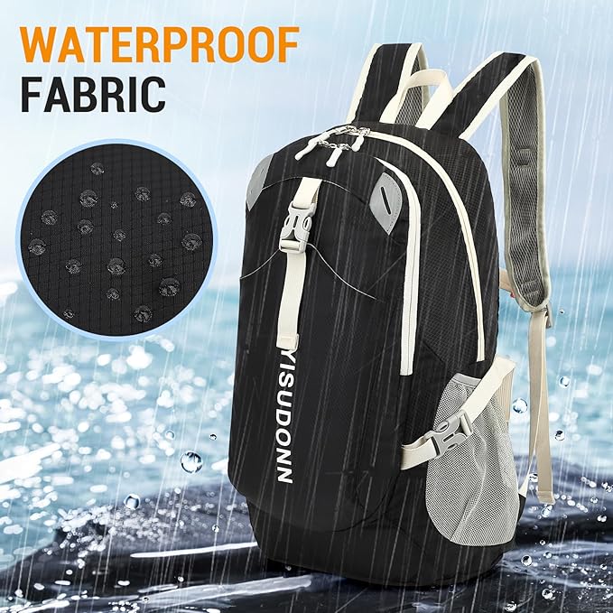 Hiking Backpack, 30L Lightweight Camping Water Resistant Large Hiking Bag Outdoor Travel Daypack for Men Wome