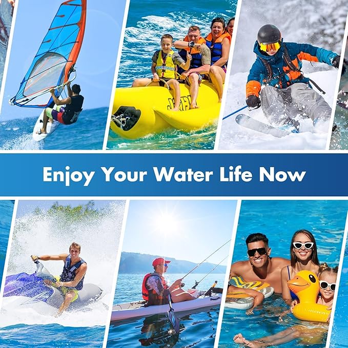 UNBREAKcable [UP to 9.5"]XL Size EXTRA Large Waterproof Phone Pouch Floating IPX8 Phone Case Dry Bag for iPhone 17 Air 16 15 14 Pro Max Samsung S25 Ultra, Travel Kayaking Beach Essentials - 2 Pack