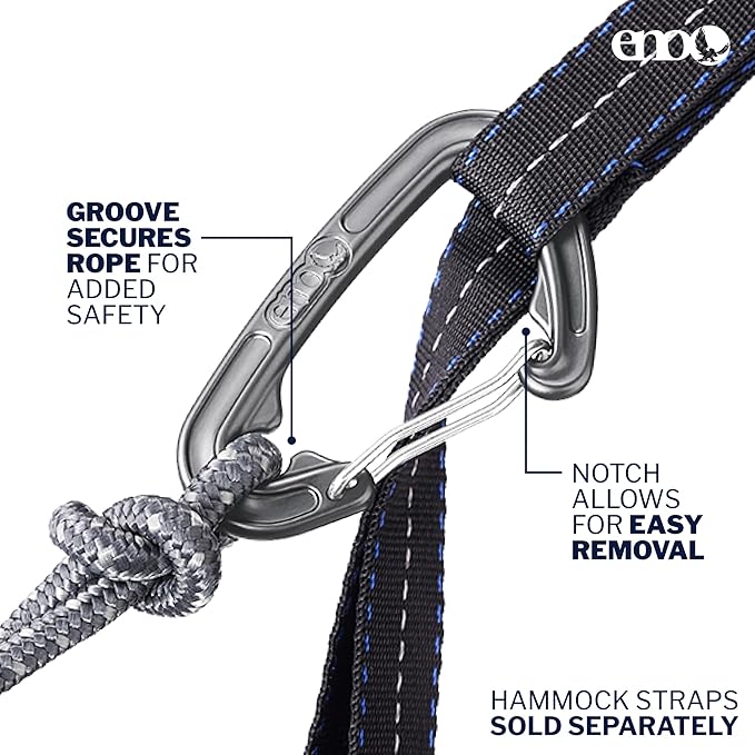 ENO DoubleNest Hammock - Lightweight, Portable, 1 to 2 Person Hammock - for Camping, Hiking, Backpacking, Travel, a Festival, or The Beach - Seafoam/Berry/Melon