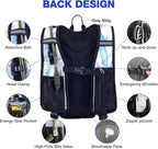 Hydration Backpack, Water Buffalo Hydration Backpack with 2L Water Bladder, Water Pack Backpack for Outdoor Sports of Running Hiking Camping Cycling Skiing for Women Men, Black