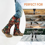 Waterproof Adjustable Leg Gaiters for Men and Women Snow Boot Gaiters for Hiking in Hunting Sand and Mud Mountain Climbing or Snowshoeing