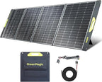 Greenmagic Portable 400 Watt Solar Panel, 39V Foldable, Durable Foldable, Durable Compatiable with Most 40v Portable Solar Generator, Power Station on The Market