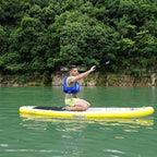 Kayak Paddle 4 Pieces Aluminum Shaft and PP Blade Floating 86.6in/220cm, 90.5inch/230cm Lightweight Oars