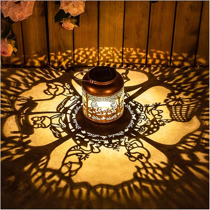 Frog Solar Lanterns Outdoor Waterproof,Hanging Solar Lights Frog Gifts for Women Men Metal LED Decorative Light for Yard,Patio,Lawn,Tabletop,Pathway,Landscape,Garden Decor