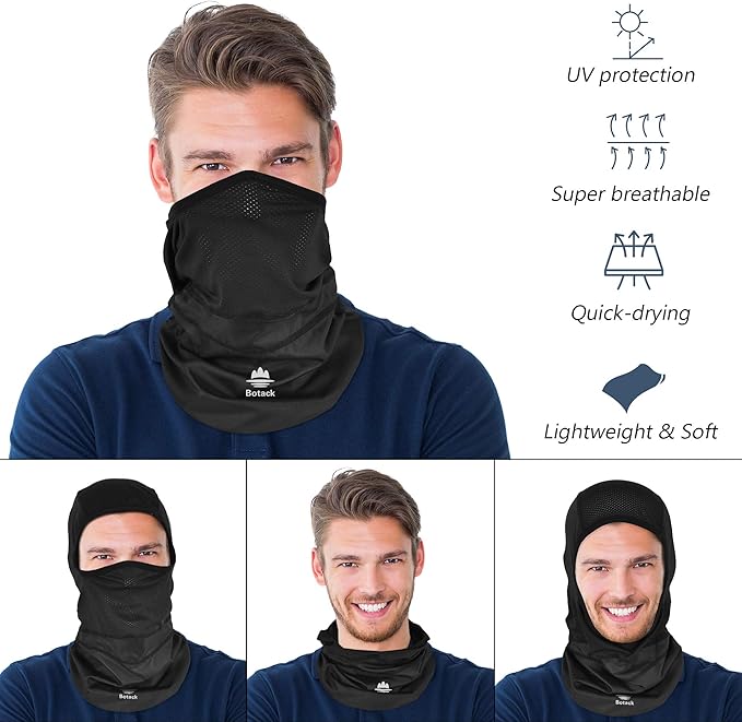 Balaclava Face Mask Sun UV Protection Breathable Full Head Mask for Men Women Skiing Cycling