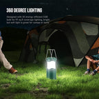 Lichamp LED Camping Lantern, 4 Pack Battery Powered Flashlight for Power Outages, Portable Collapsible Hanging Light Essential for Home, Outdoor, Emergency Lamp Survival Kit Gear for Hurricane, C5