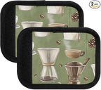 Coffee Time 6 Luggage Handle Wrap for Suitcase Luggage Tags Handle Covers Identifiers Soft Decorations Travel Accessories 2 Pack
