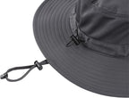 Connectyle Men's Sun Hat UPF 50+ Wide Brim Bucket Hats for Fishing Hiking Gardening Adjustable Boonie Hat Outdoor Safari Hats