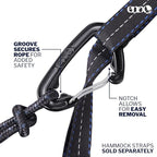 ENO DoubleNest Hammock - Lightweight, Portable, 1 to 2 Person Hammock - for Camping, Hiking, Backpacking, Travel, a Festival, or The Beach - Chocolate/Latte