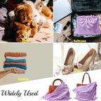12 Pack Dust Bags for Handbags, Silk Cloth Bag With Drawstring Large Travel Storage Pouch for Handbag Purse Shoes Boots