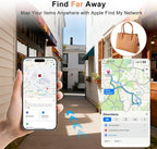 Air Tracker Tags, Bluetooth Tracker for Apple Find My, Keys Finder Tracking Tags Item Locator with Sounds Smart Tag Keys Item Finders Smart Tag for Keys, Kids, Pets, Bags, Luggage,Suitcases (1 Pack)