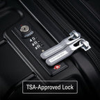 Samsonite Freeform Large Checked Luggage with Dual 360° Spinner Wheels - TSA Lock, Airline-Approved - Lightweight Durable Polypropylene Expandable Hardshell - Light Grey