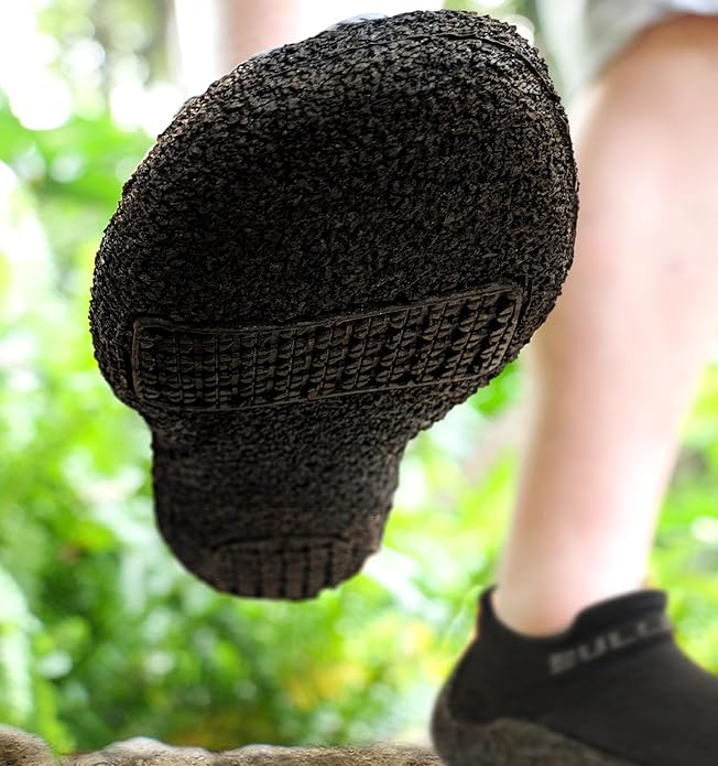 BULLIANT Men Slipper Socks,Grip Socks Hiking Water Shoes Barefoot Shoes for Outdoor Walking Exercises