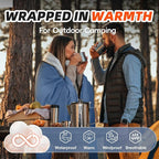 MEREZA Sleeping Bags XL for Adults Cold Weather Mens Large Wide Sleeping Bag for Big and Tall Girls Boys with Compression Sack for Camping Backpacking Warm & Cool Weather