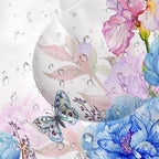 Sleeping Bags for Adults and Kids，3D Printing Camping Sleeping Bag for Girls Boys Lightweight Waterproof Cold/Warm 3-Season，Outdoor Travel with Compression Bags