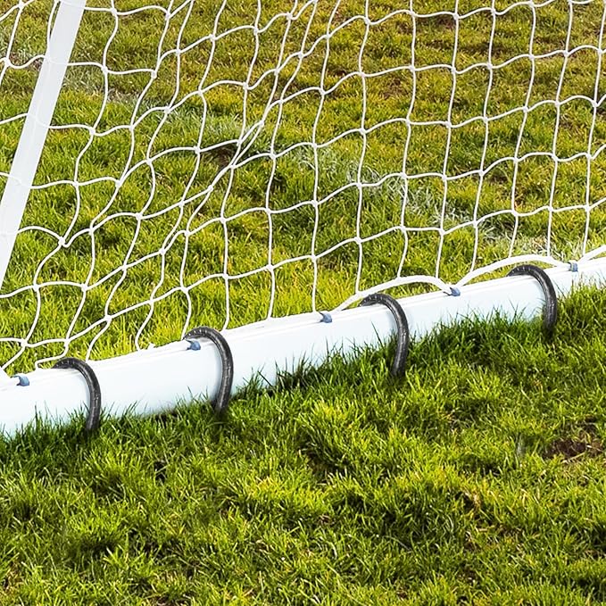 VEVOR Rebar Stakes, 16-Inch, Heavy-Duty 0.4 in Diameter J Hook, Galvanized Steel Ground Anchors with Chisel Point End & Rust-Resistant Coating, for Gardening Support, Fence, Camping Tents (16-Pack)