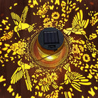 Hummingbird Solar Lantern with Butterfly Shepherd Hook, Mom Gifts for Mothers Day & Birthday, Hummingbird & Butterfly Design, Outdoor Waterproof Metal Decor for Yard, Patio, Porch, Lawn & Tabletop