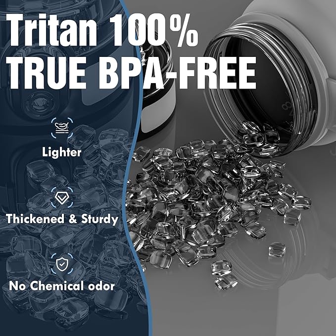 OLDLEY Water Bottle, 32oz Motivational Sports Water Bottle with Time Marker - Times to Drink - Tritan, BPA Free, Wide Mouth Leakproof, Grey Misty (1 Bottle)