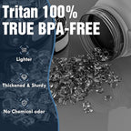 OLDLEY Water Bottle, 32oz Motivational Sports Water Bottle with Time Marker - Times to Drink - Tritan, BPA Free, Wide Mouth Leakproof, Grey Misty (1 Bottle)