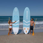 Inflatable Paddle Board for Adults with Accessories Included, Oar, Fins, Pump. Stand Up Paddleboard Great Stability and Resistance. 10’ x 33" x 5.9", Maximum Load 286 lb