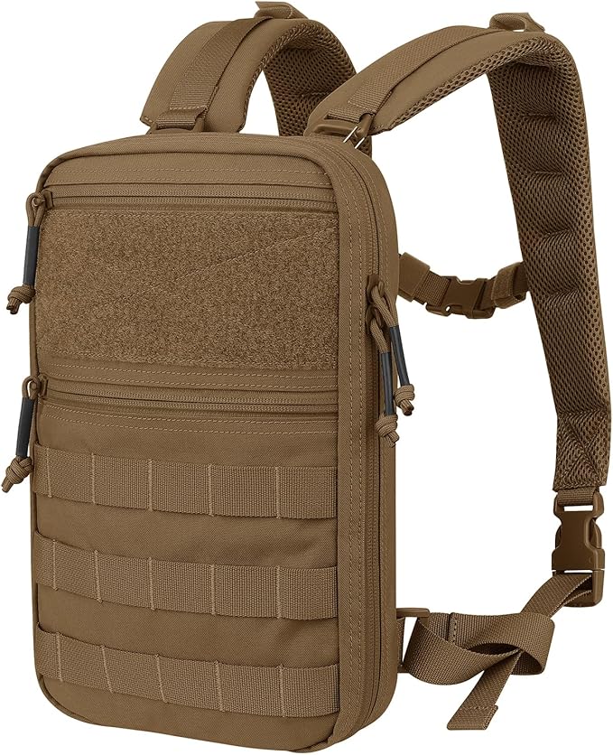 PETAC GEAR Tactical Molle Hydration Pack for 1.5L - Lightweight Water Reservoir Bag for Molle Vest Backpack, for Hiking, Hunting