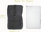Soft Sided Carrier for Small Medium Cats Dogs,TSA Airline Approved Collapsible Travel Pet Carrier Medium Grey