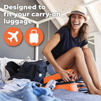 Beeyond Compression Packing Cubes Set - 6 Pieces for Travel and Luggage Organization, Includes Large & Small Cubes, Accessories Bag, and Laundry Bag