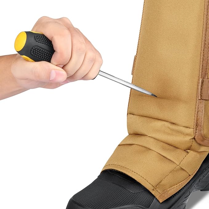 TREKMASTER Snake Gaiters Snake Chaps: Waterproof Snake Guards Snake Bite Protection for Lower Legs, Snake Proof Gaiters